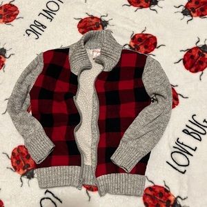Cat & Jack Boy’s Zip-up Plaid Jacket Size 4T
